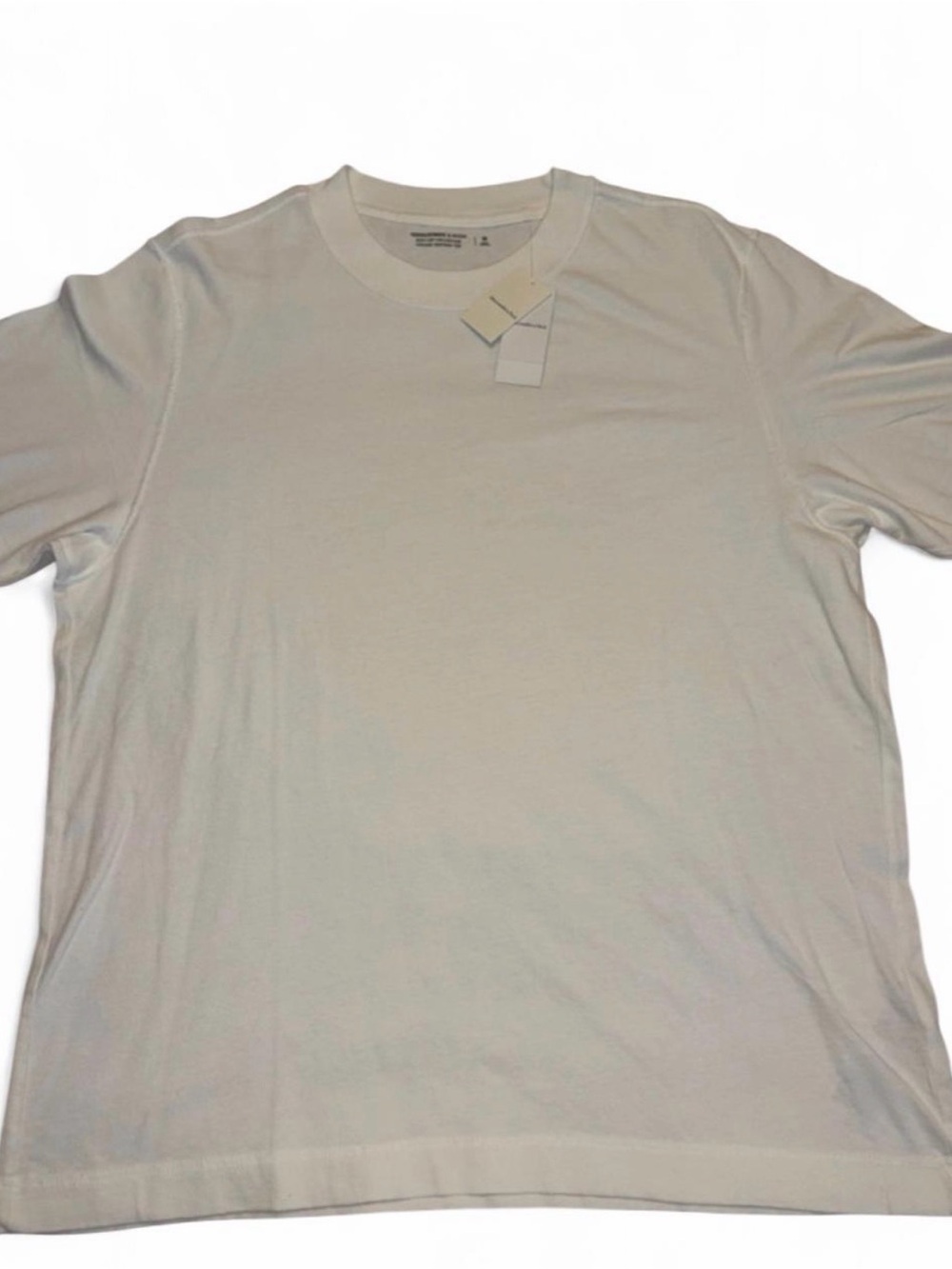 Abercrombie & Fitch White Vintage Inspired Short Sleeve Crew Tee